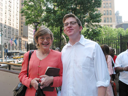 A cool-looking Meryl & Brian Geller - Who would know it was 85 degrees out?