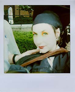 Deb in her cap and gown