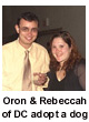 Oron and Rebeccah officiated at Deb's wedding