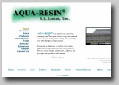 web design for aquaresin.com