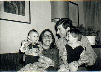 A very young Schwartz family